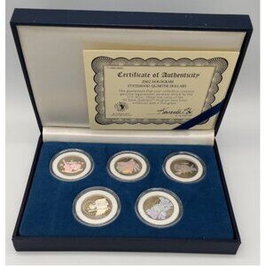2002 Holographic State Quarters 5-Coin Set - Morgan Mint